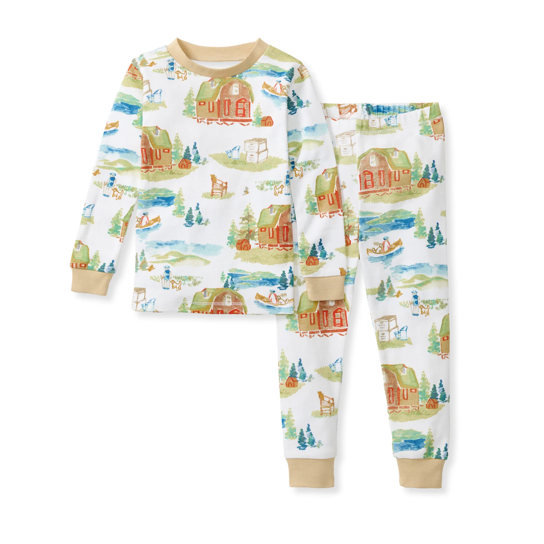 1246-burt-his-coop-organic-cotton-two-piece-pajamas-1.webp Burt & His Coop Organic Cotton Two-Piece Pajamas
