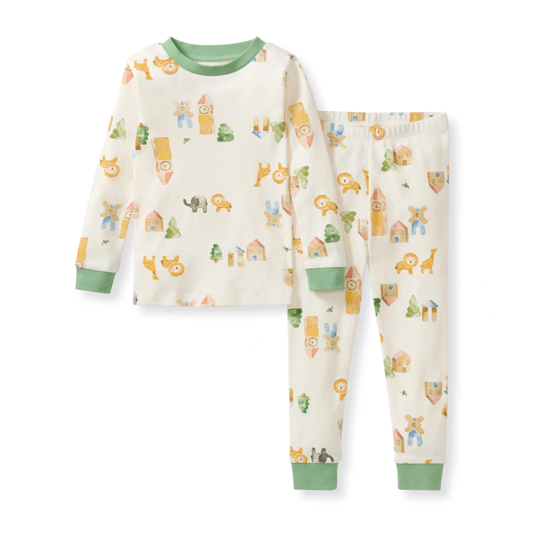 1354-block-village-organic-cotton-two-piece-pajamas-1.webp Block Village Organic Cotton Two-Piece Pajamas
