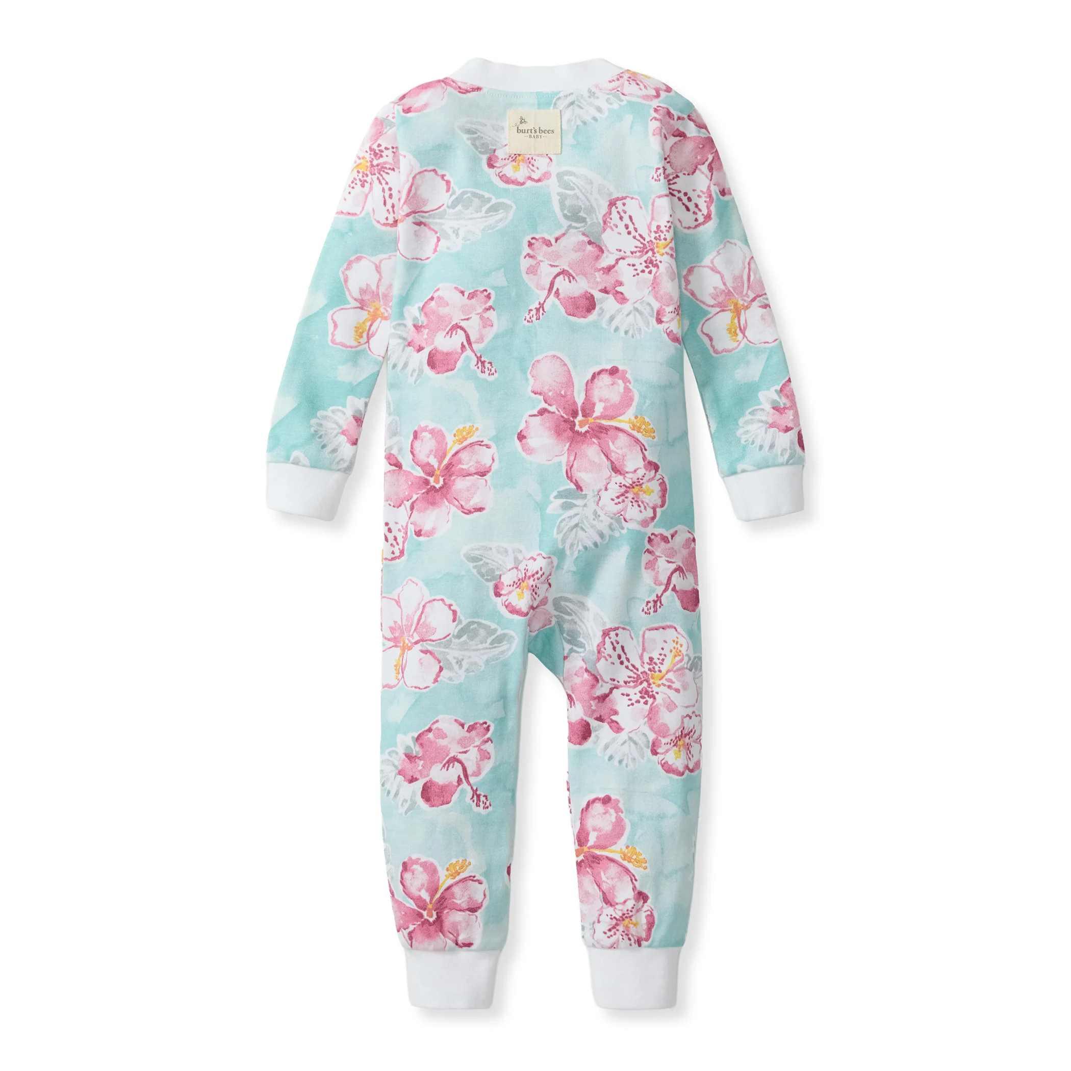160-painted-hibiscus-organic-cotton-sleeper-3.webp Painted Hibiscus Organic Cotton Sleeper