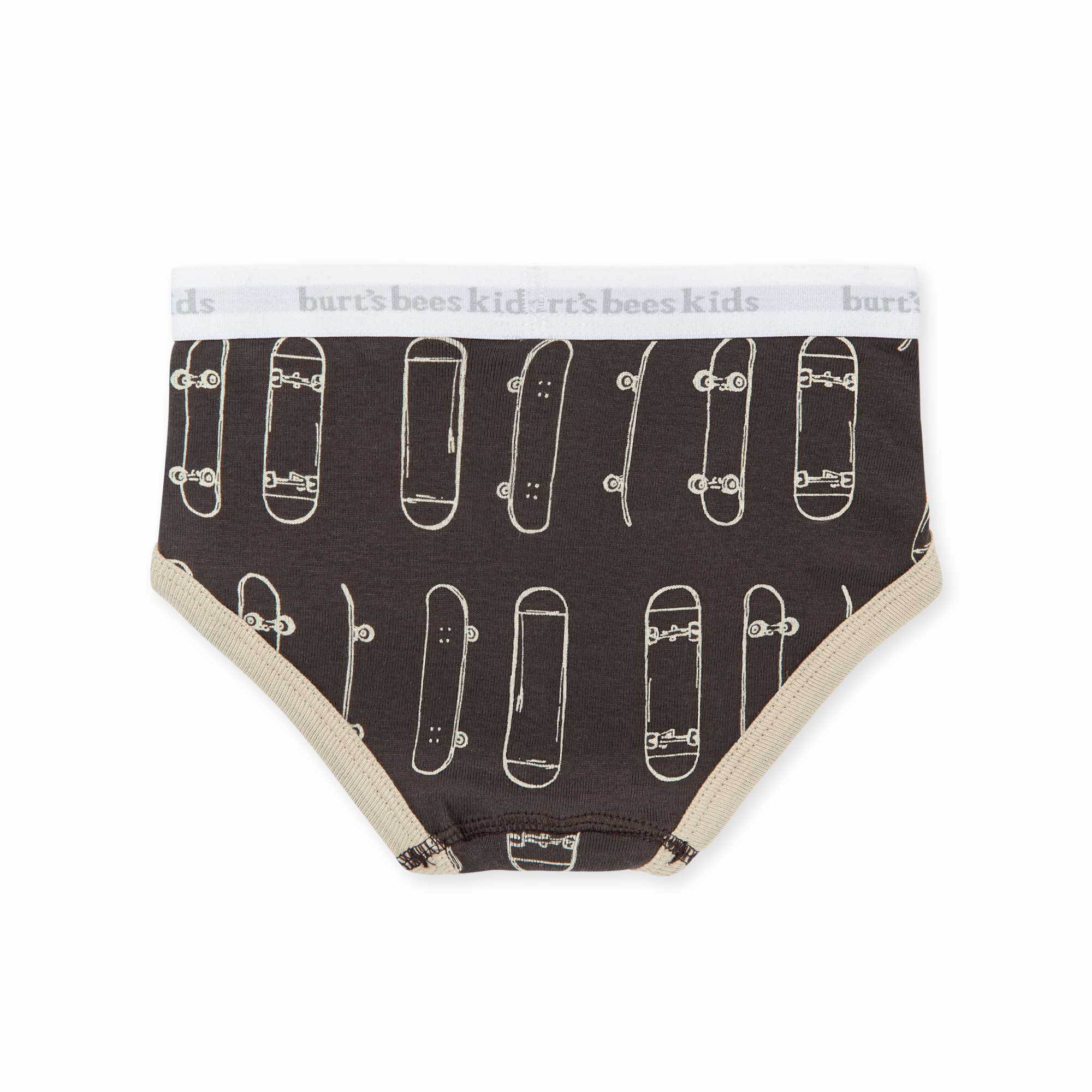 Guitars & Skateboards Organic Cotton Toddler Boy Underwear 5 Pack