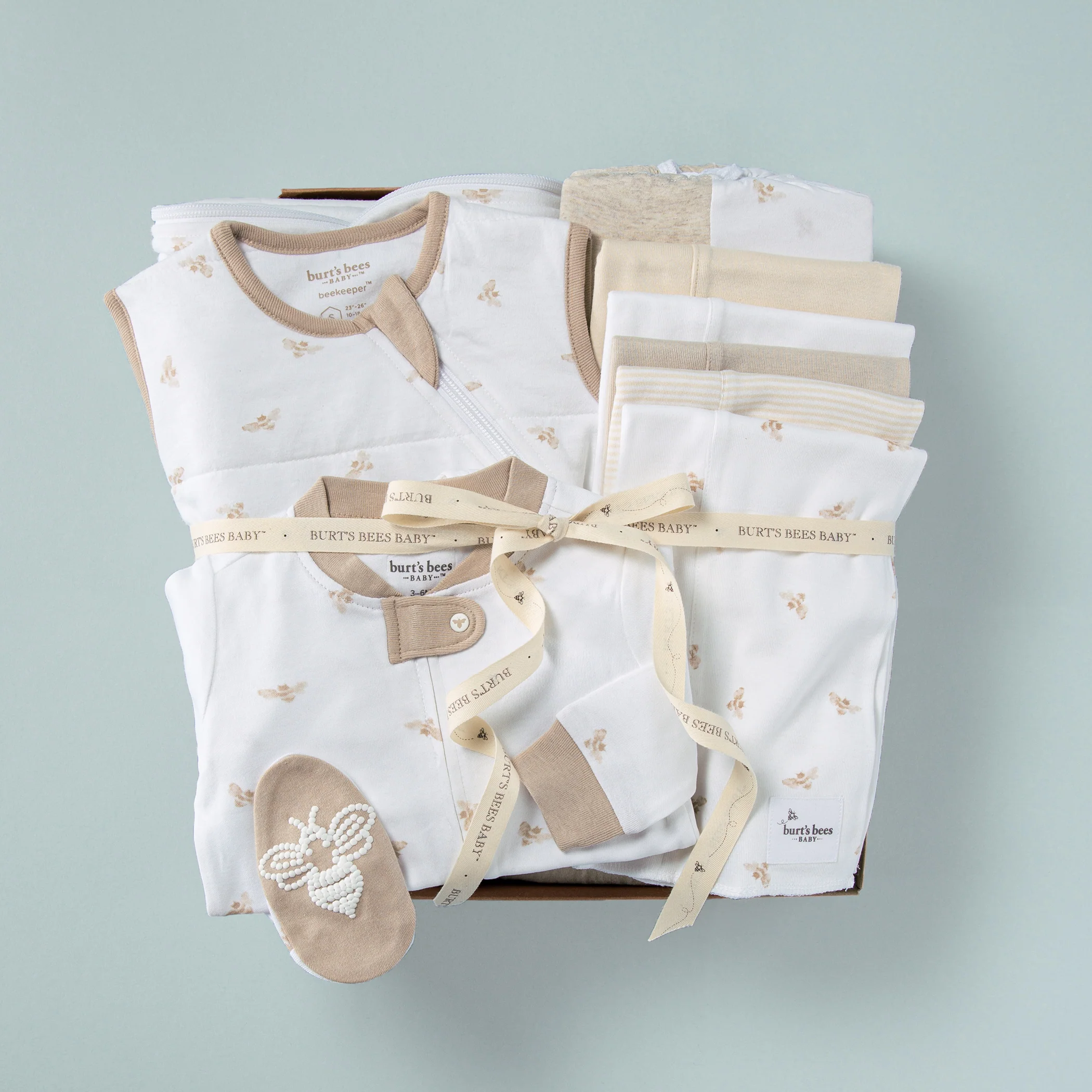 Golden Bee Neutral Newborn Baby Bundle