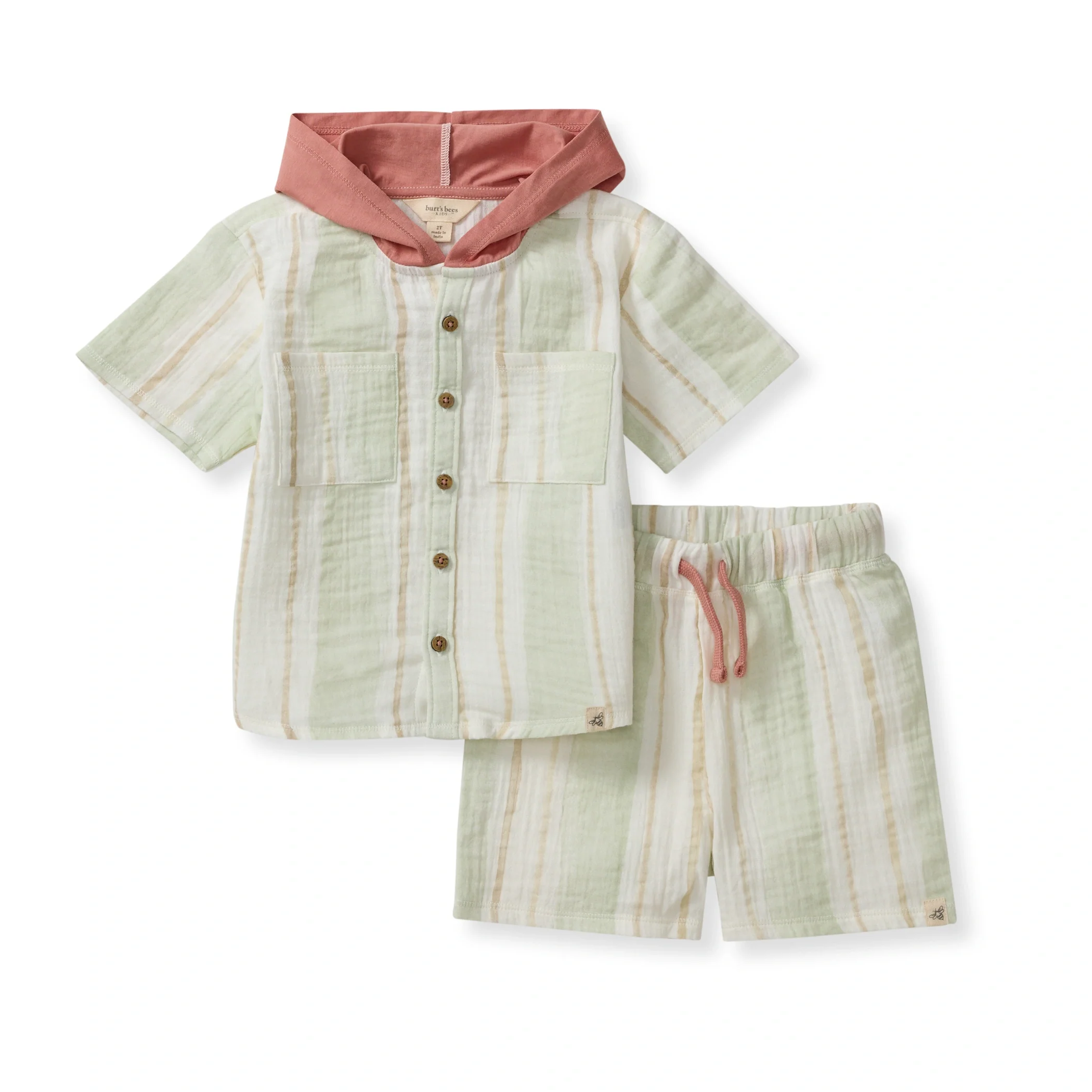 2761-pacific-stripe-hooded-shirt-shorts-set-1.webp Pacific Stripe Hooded Shirt & Shorts Set