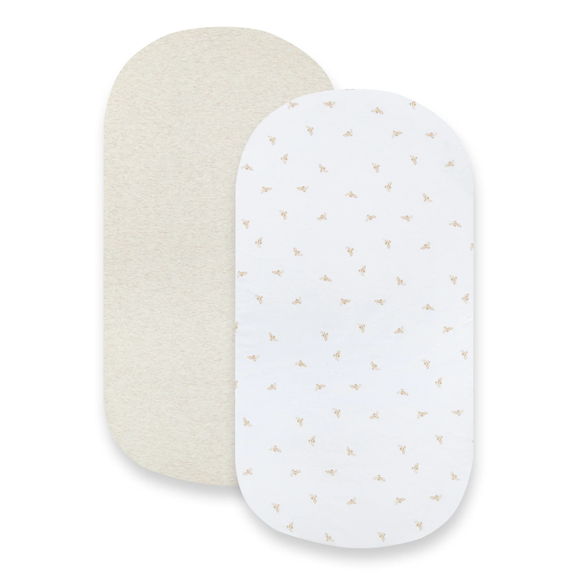 Golden Bee Organic Cotton BEESNUG® Fitted Bassinet Sheet 2 Pack