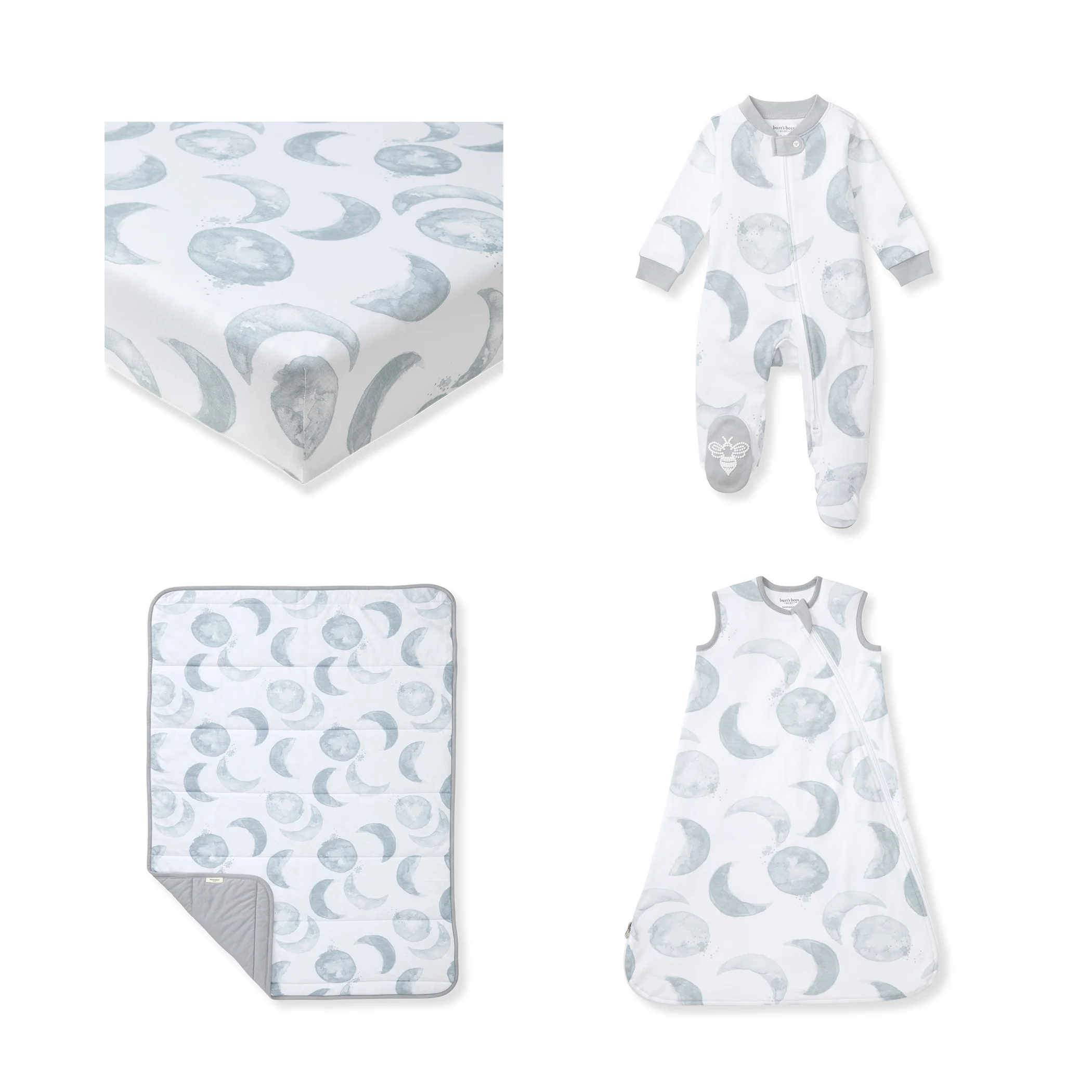 Hello Moon Baby Boy Nursery Bundle