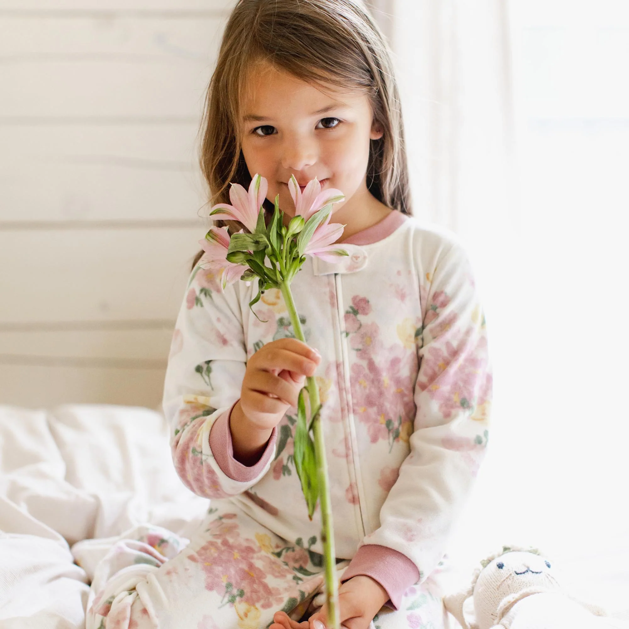 Floral Fields polarbee™ Repreve® Microfleece Pajamas