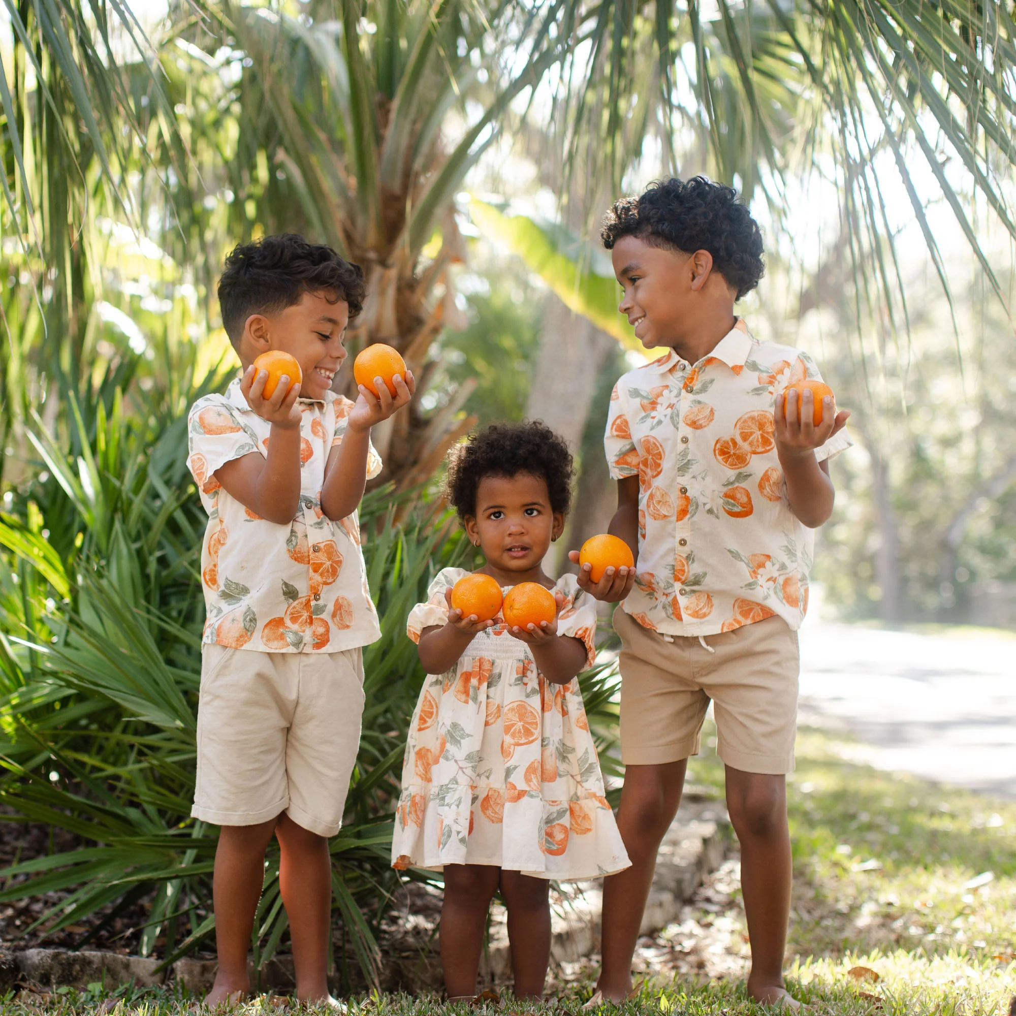 Dubrovnik Oranges Matching Girl Dress
