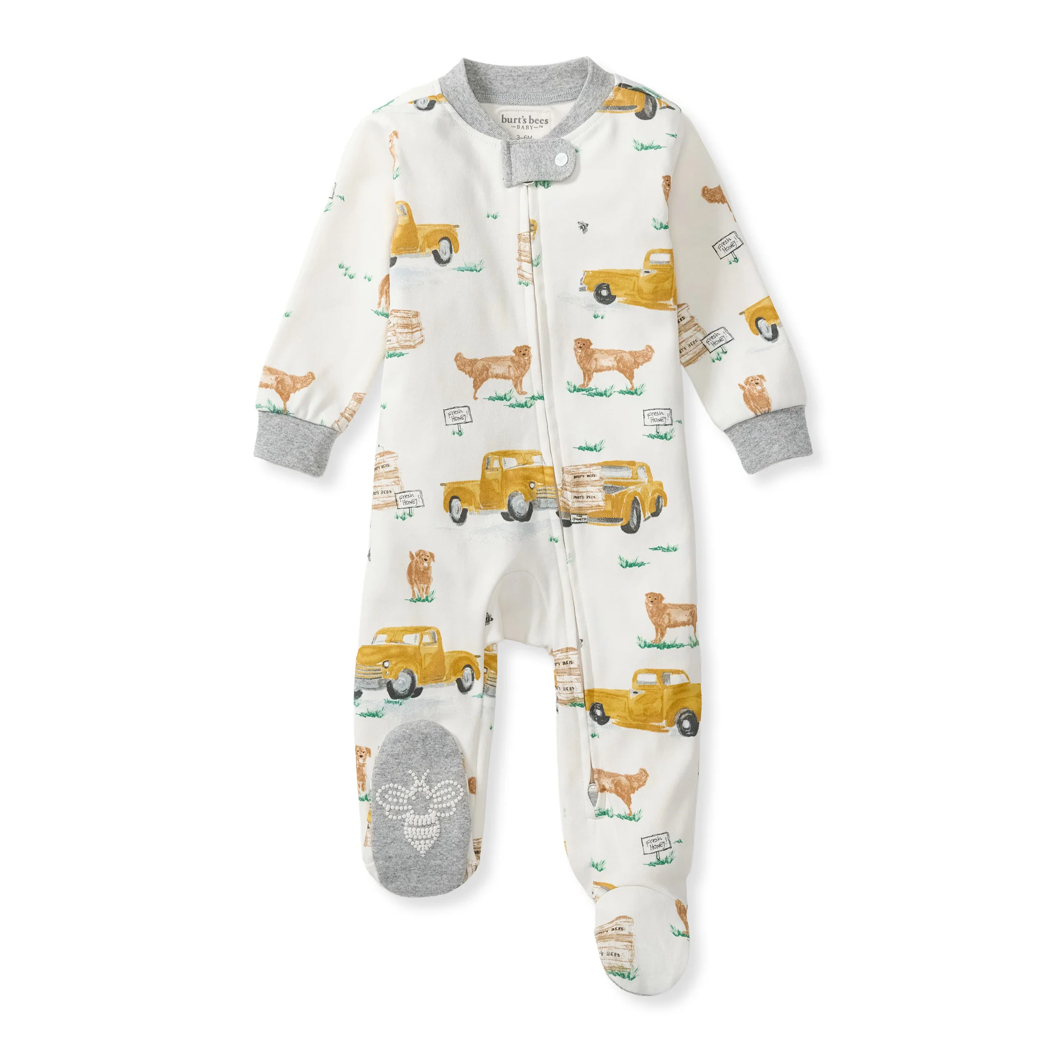 852-burt-s-truck-organic-cotton-sleep-play-1.webp Burt's Truck Organic Cotton Sleep & Play